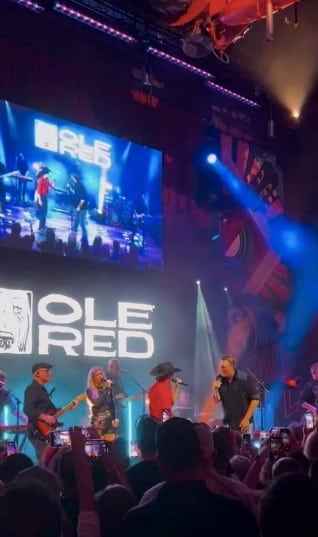 Blake Shelton and Bryce Leatherwood sing "Hillbilly Bone" at Ole Red Orlando