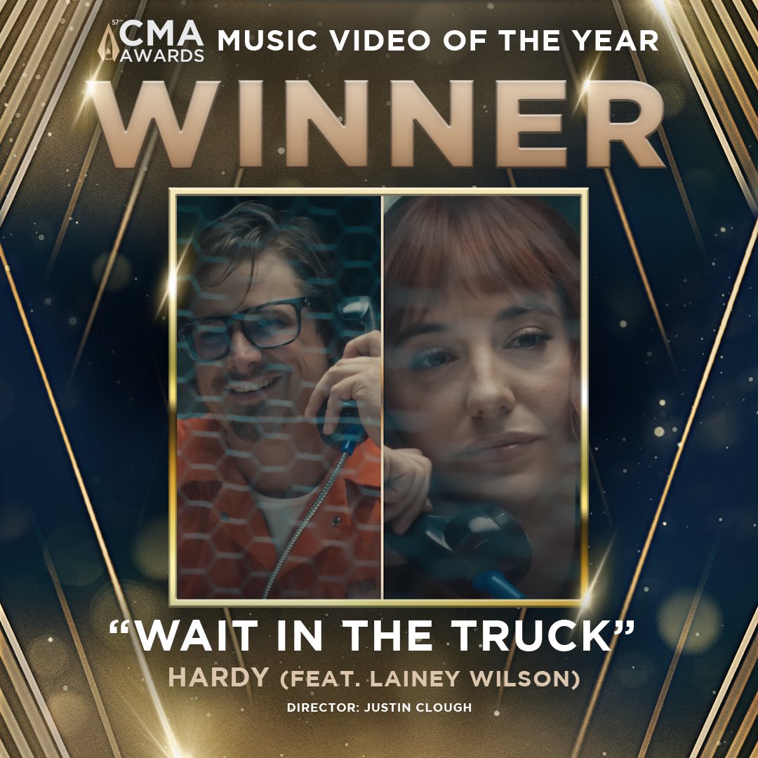 HARDY and Lainey Wilson won the CMA Award for Music Video of the Year