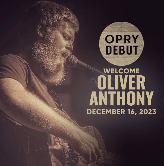 Oliver Anthony announces his upcoming Grand Ole Opry debut