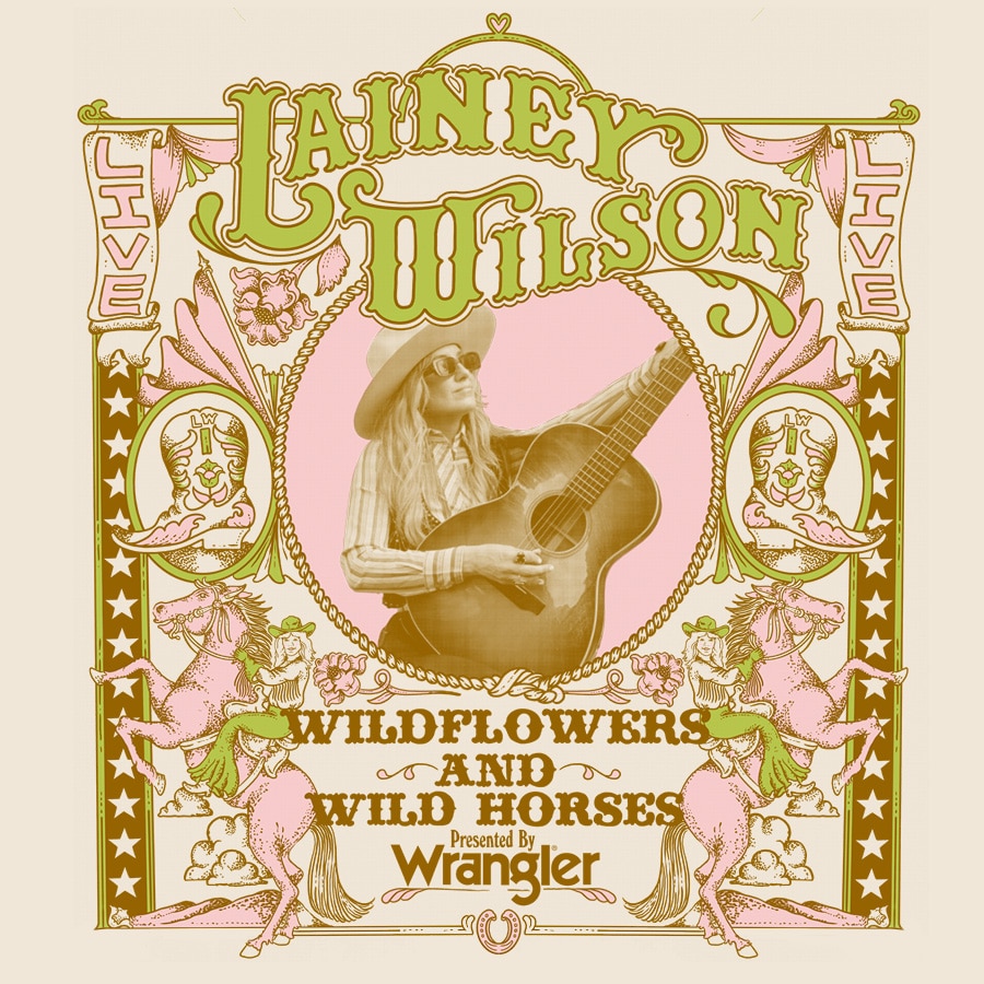 Lainey Wilson Wildflowers & Wild Horses cover art.