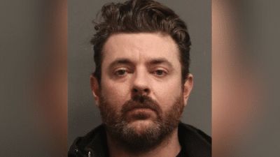 Mugshot taken following Chris Young's arrest on January 22, 2024
