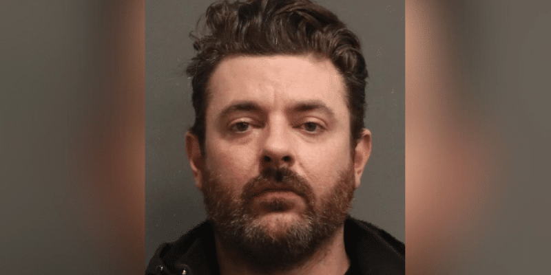 Mugshot taken following Chris Young's arrest on January 22, 2024
