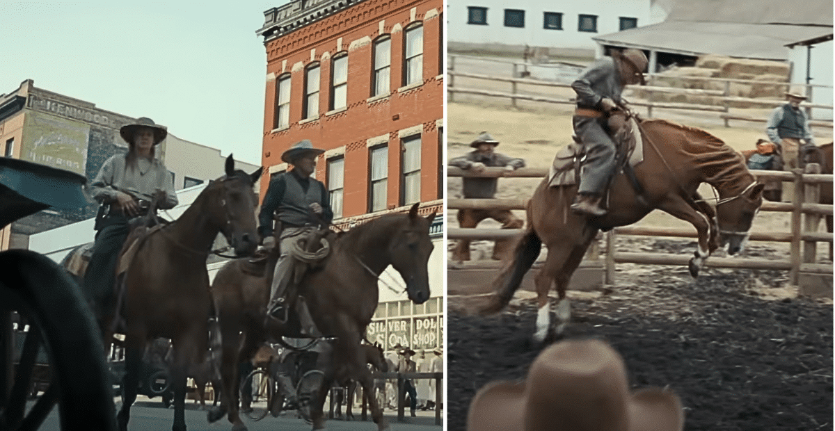 Paramount Plus "1923" cowboy pictures from Season 1 trailer.