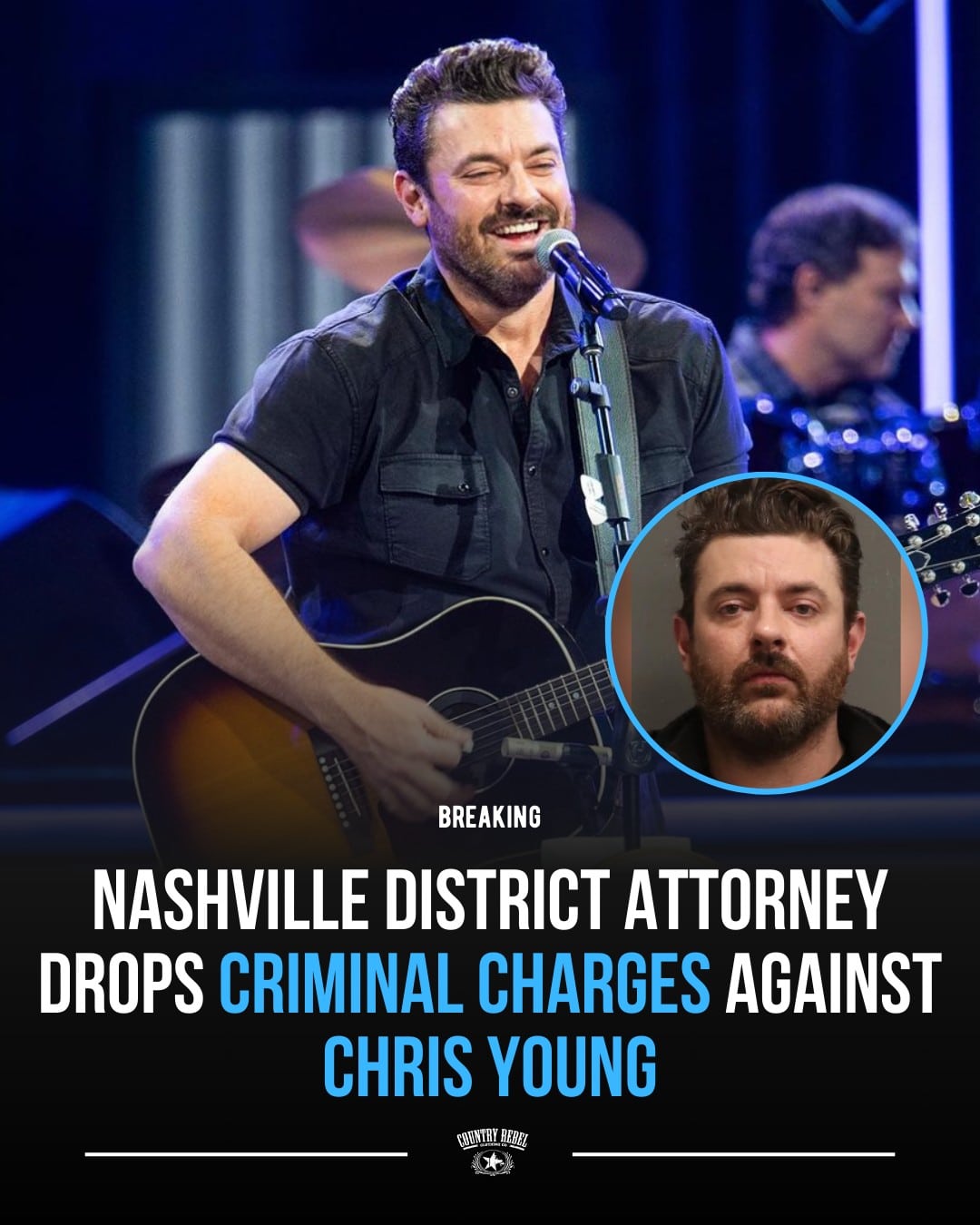 Tracy Lawrence & Chris Young got together to sing "Find Out Who Your Friends Are" after charges against Chris were dropped following his Nashville arrest