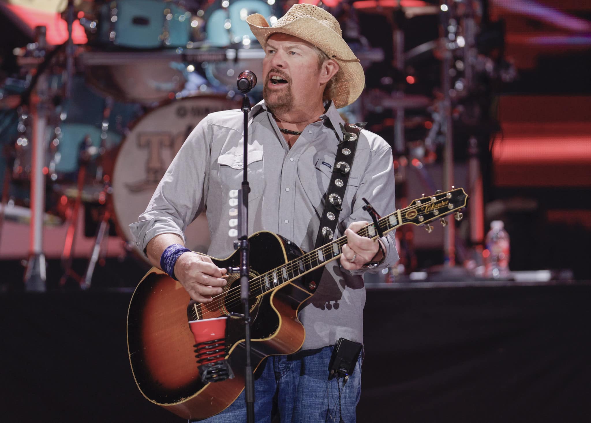 AUSTIN, TX - OCTOBER 30: Toby Keith performs during the 2021 iHeartCountry Festival at Frank Irwin Center on October 30, 2021 in Austin, Texas. (Photo by Michael Hickey/Getty Images)