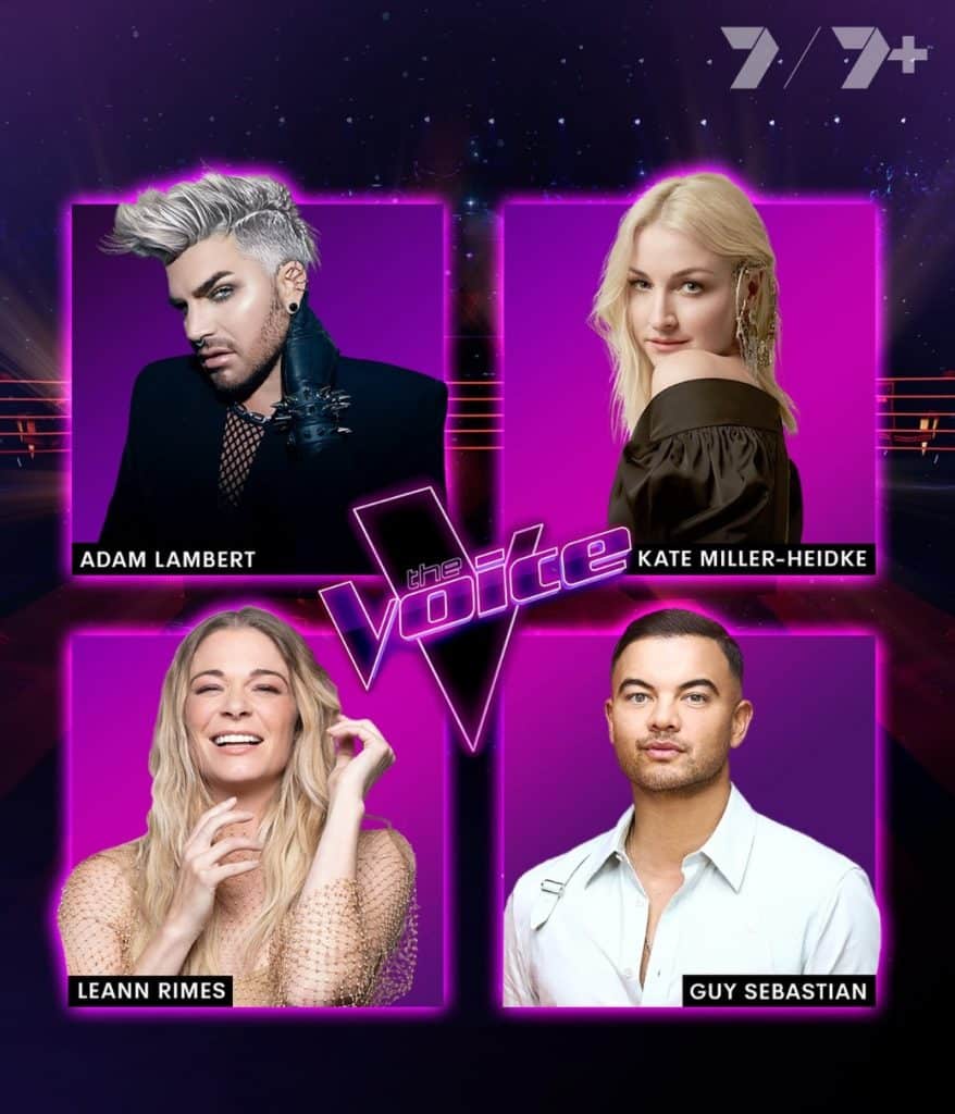 The Voice australia coaching lineup