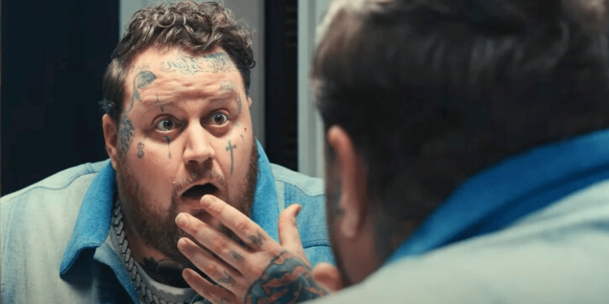 Jelly Roll Forgets He Has Face Tattoos In Comical Super Bowl Commercial