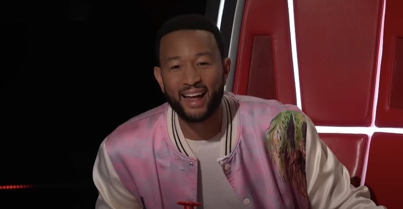 John Legend turned at the last second for a "Voice" performer's version of "Better Man"