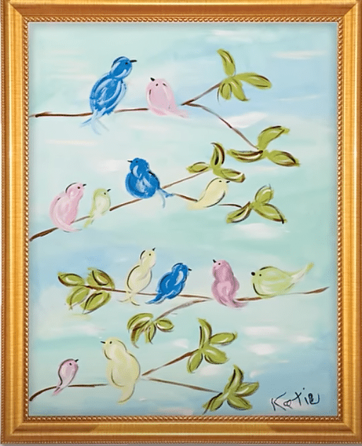 Katie McCormick's painting inspired a new video of "The Painter."