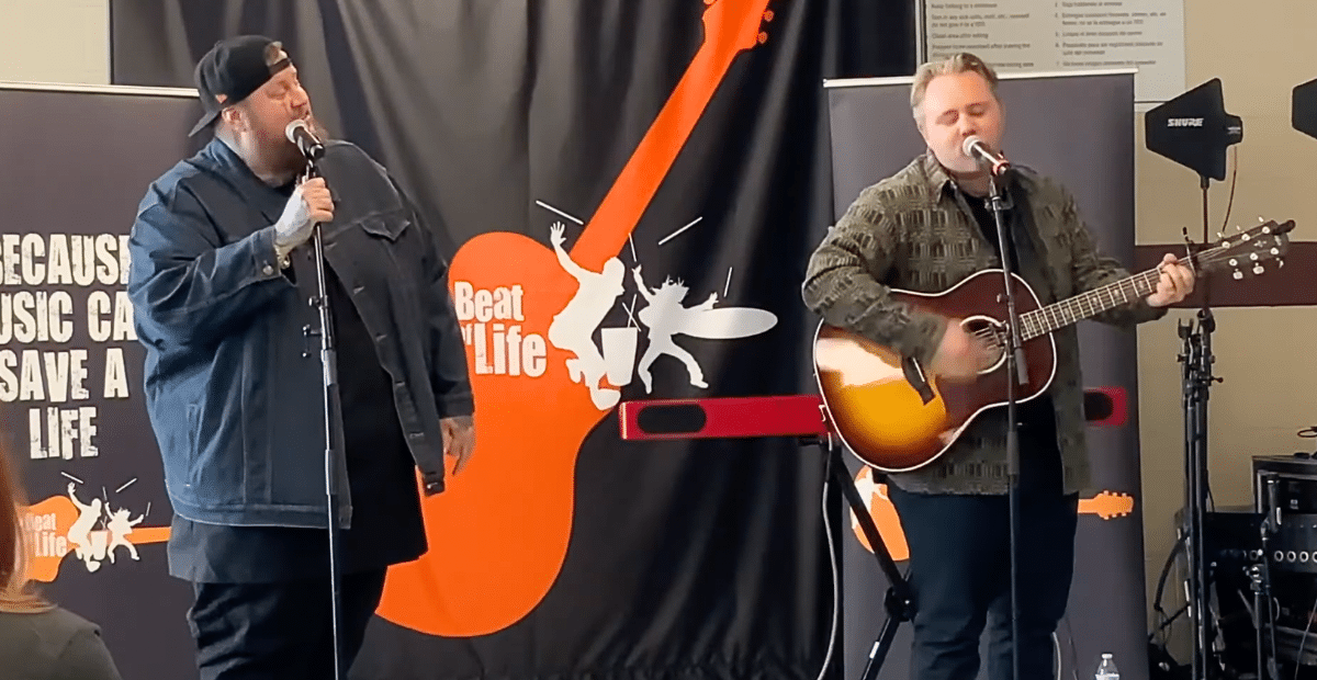 Jelly Roll and ERNEST perform at The Beat of Life's "Redemption Songs."