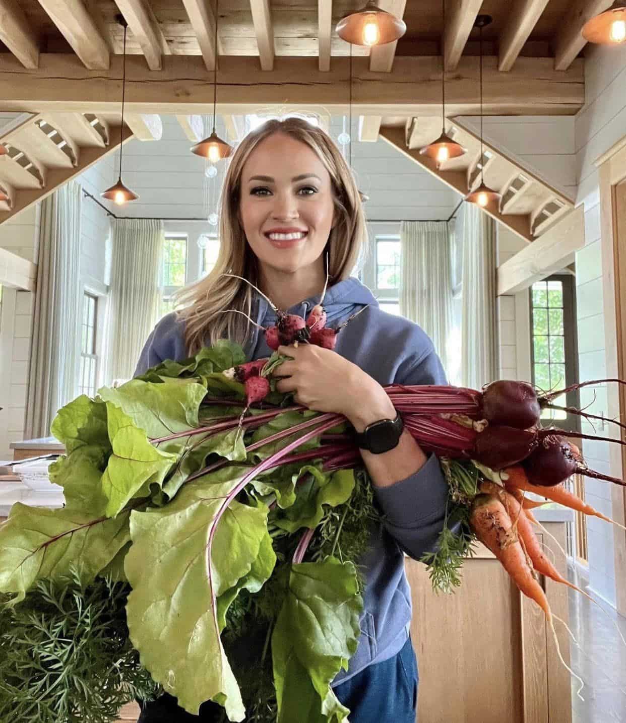 Carrie Underwood in her Nashville home