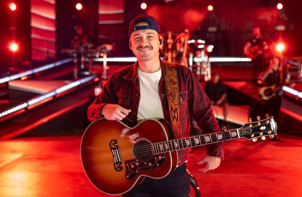 Morgan Wallen performs the song "'98 Braves" at the 2023 Billboard Music Awards at Truist Park in Atlanta, Georgia. The show airs on November 19, 2023 on BBMAs.watch. (Photo by Christopher Polk/Penske Media via Getty Images)