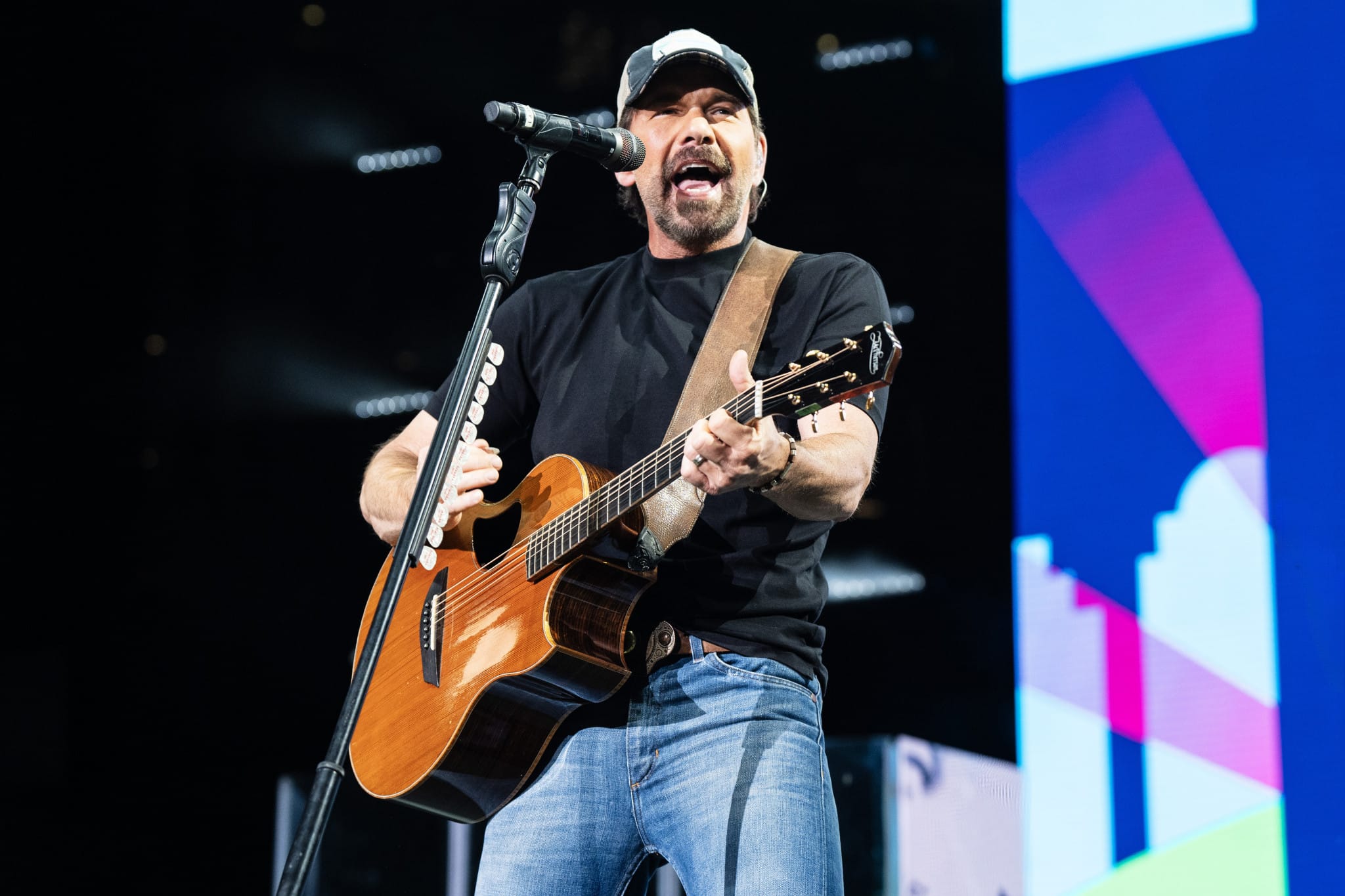 NASHVILLE, TENNESSEE - JUNE 06: Rodney Atkins performs during CMA Fest 2024 at Ascend Amphitheater on June 06, 2024 in Nashville, Tennessee. (Photo by Erika Goldring/Getty Images)