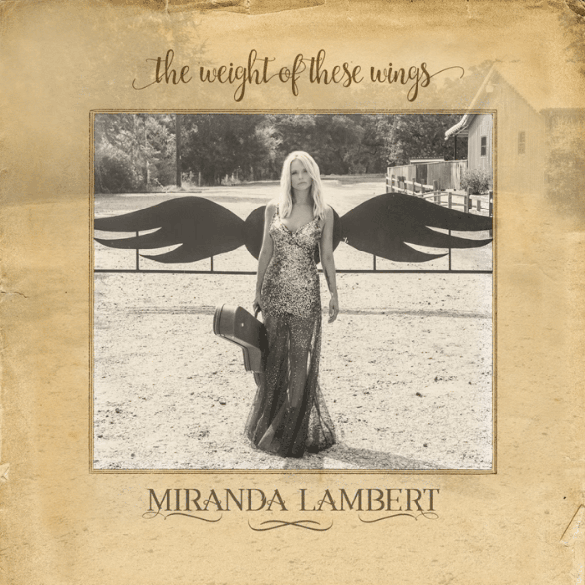 Miranda Lambert's "The Weight Of These Wings" album cover art.