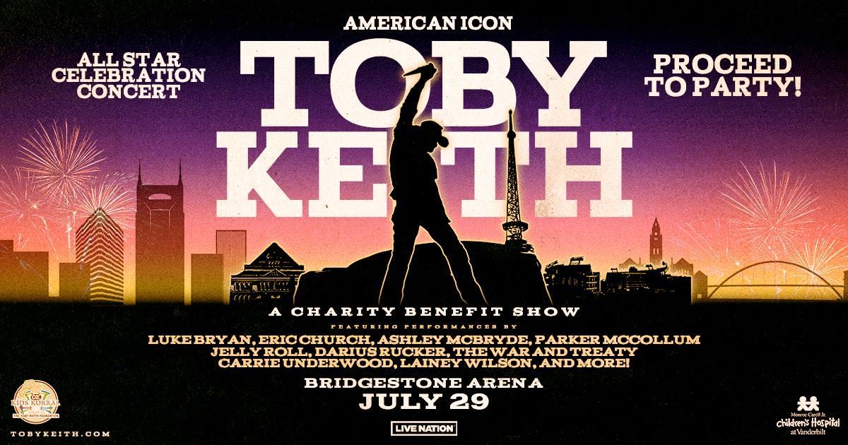 Jelly Roll was part of the lineup that honored Toby Keith during a tribute concert and charity benefit show