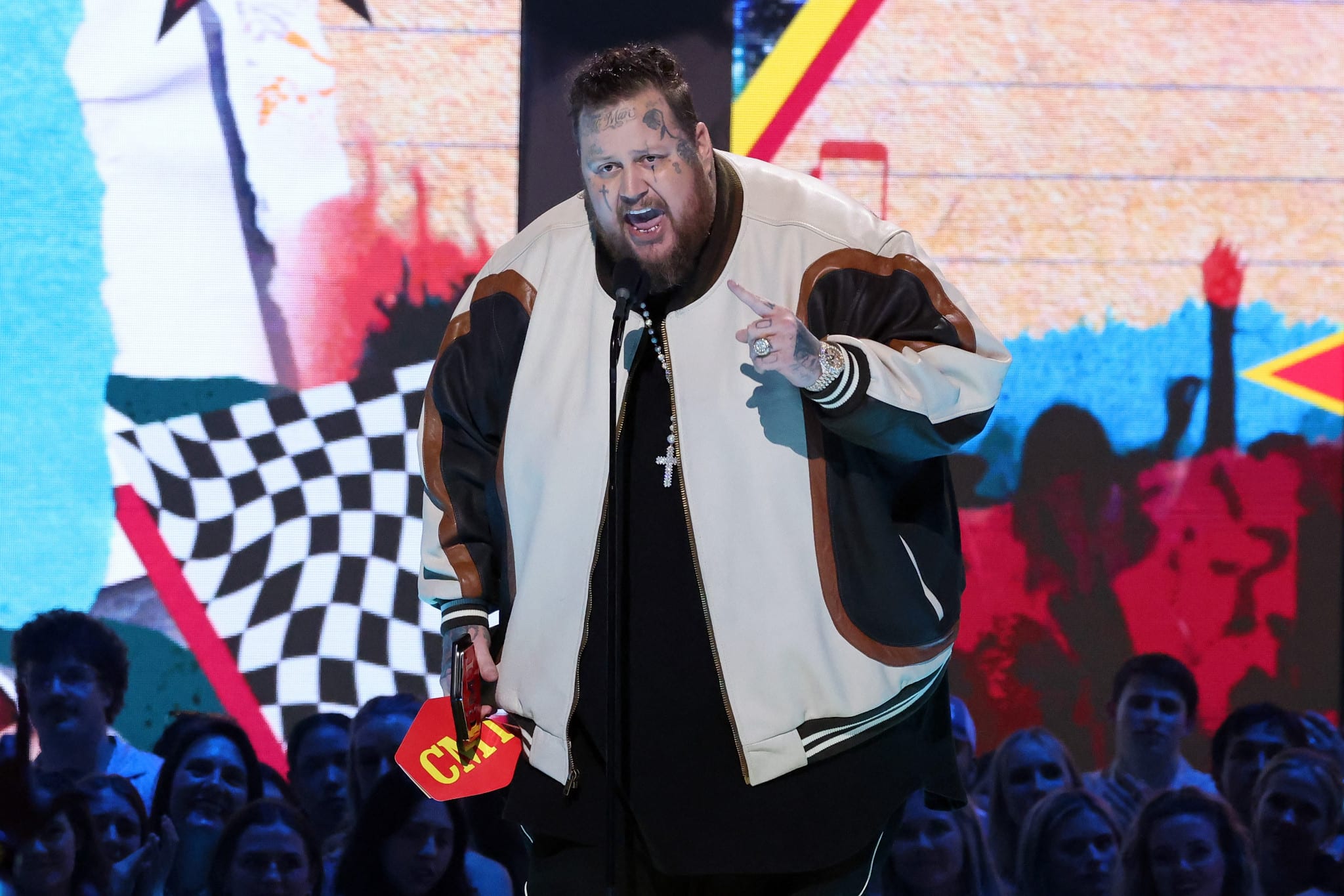 Learn a few fun facts about Jelly Roll, pictured here at the 2024 CMT Music Awards