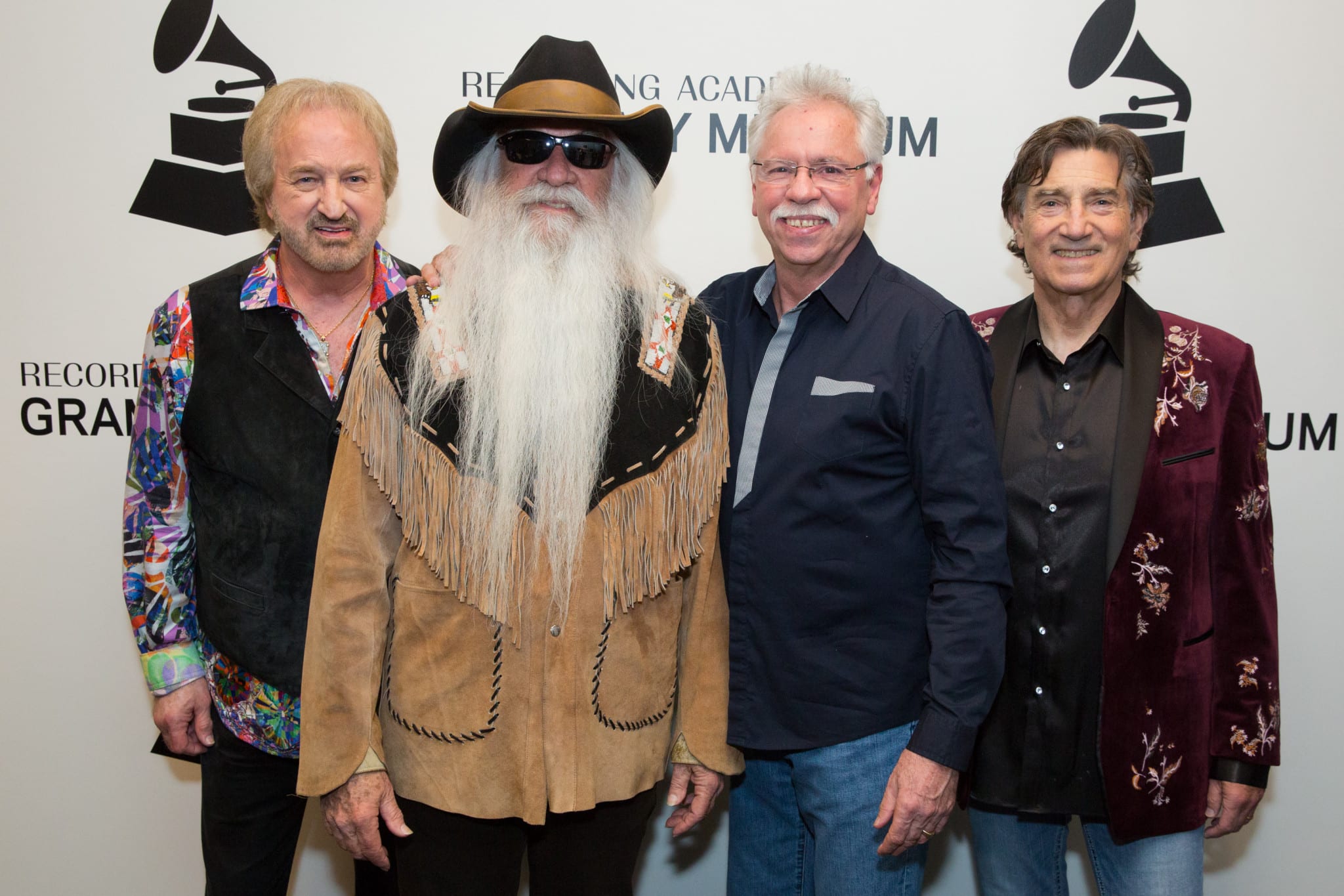 LOS ANGELES, CA - FEBRUARY 15: The Oak Ridge Boys at An Evening With The Oak Ridge Boys at The GRAMMY Museum on February 15, 2018 in Los Angeles, California. (Photo by Alison Buck/WireImage)