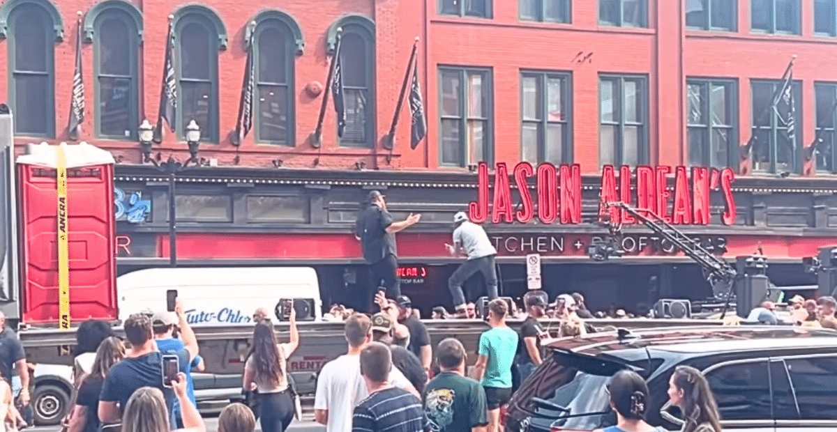 Post Malone & Luke Combs Spotted Filming Together In Downtown Nashville