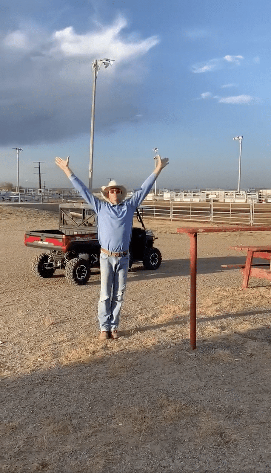 Amarillo, Texas, resident Guy Bell went viral online for his unique gymnastics routine.