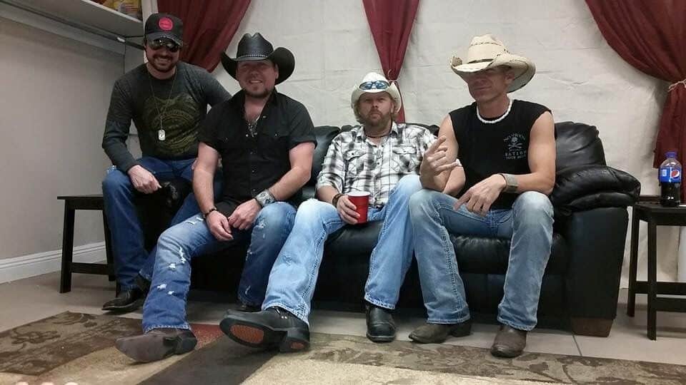 Eric Church, Jason Aldean, Toby Keith, and Kenny Chesney