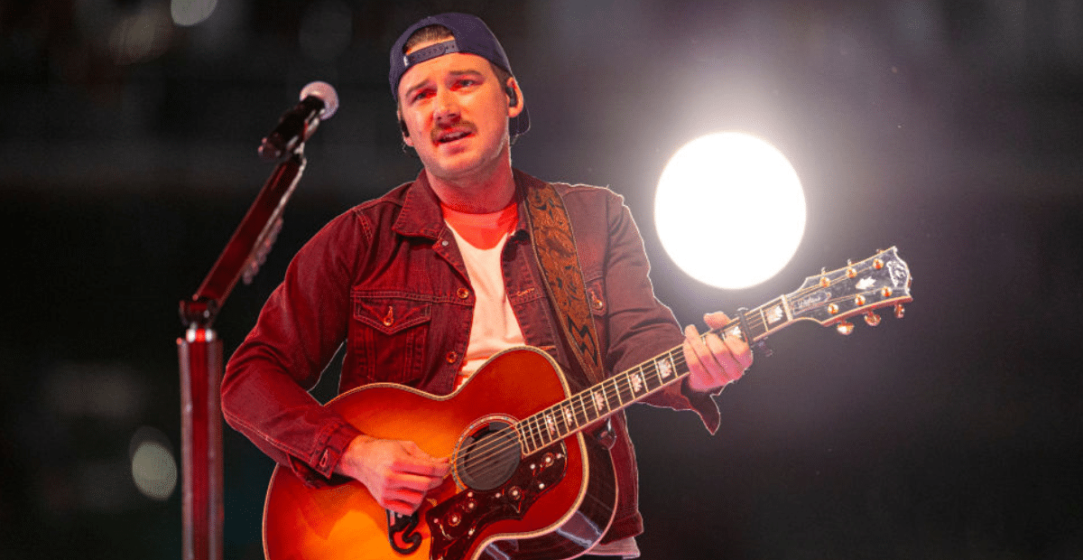 Morgan Wallen performs the song "'98 Braves" at the 2023 Billboard Music Awards at Truist Park in Atlanta, Georgia. The show airs on November 19, 2023 on BBMAs.watch. (Photo by Christopher Polk/Penske Media via Getty Images)