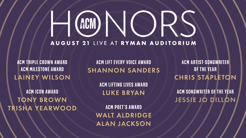 Emmylou Harris and Lauren Alaina honored ACM Icon Award recipient Trisha Yearwood at the 2024 ACM Honors