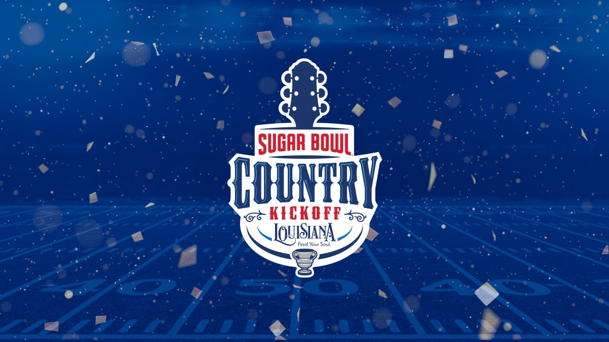 Logo for the Sugar Bowl Country Kickoff