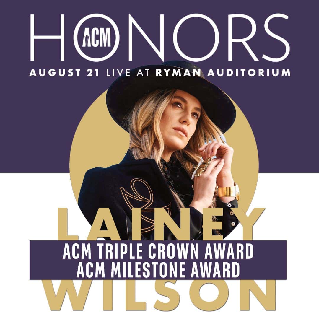 Lainey Wilson received two awards at the 2024 ACM Honors