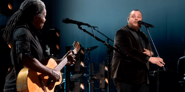 Luke Combs and Tracy chapman perform "Fast Car"