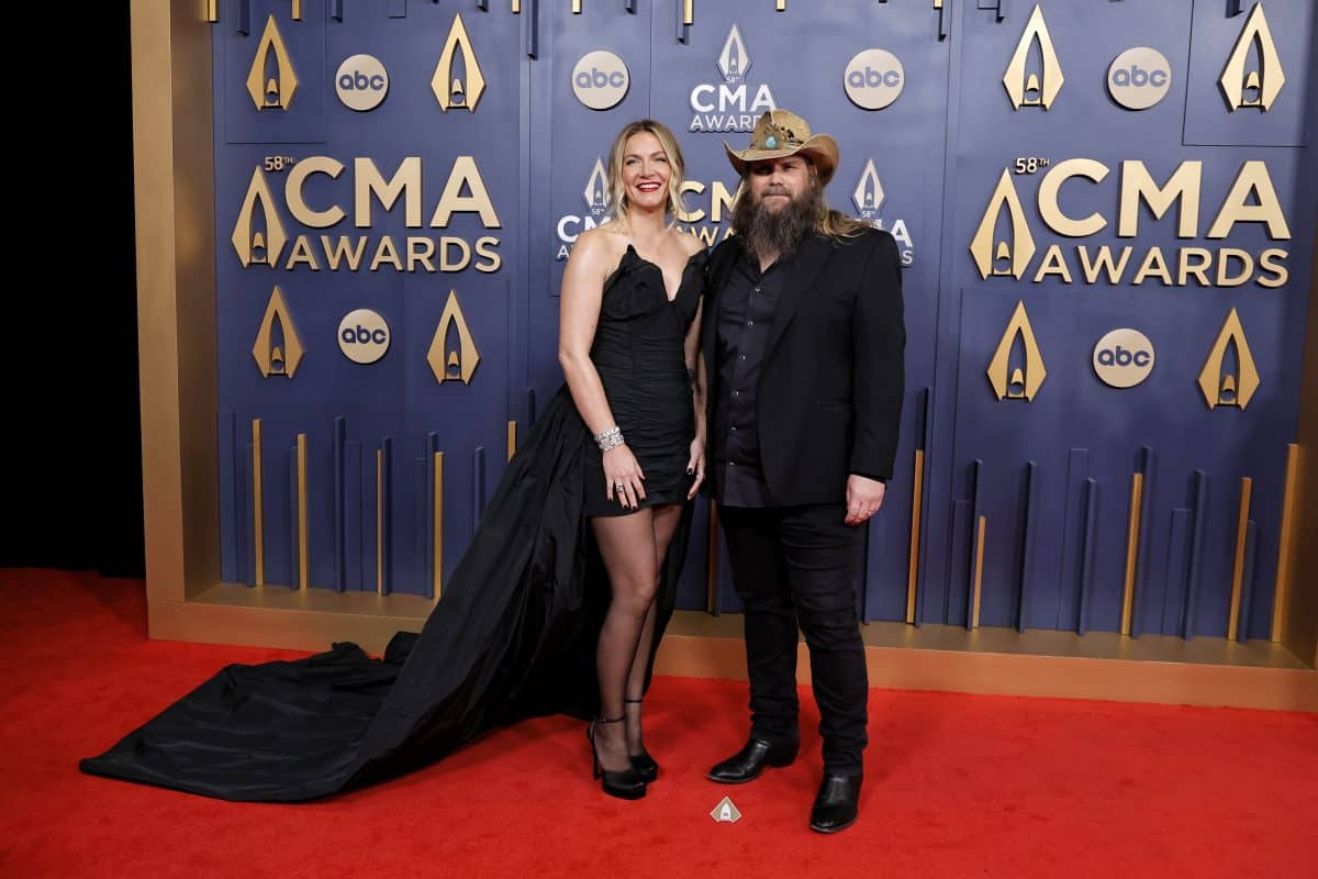 Morgane Stapleton and Chris Stapleton attend The 58th Annual CMA Awards at Music City Center on November 20, 2024 in Nashville, Tennessee. 