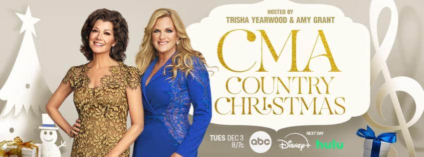 Trisha Yearwood & Amy Grant host CMA Country Christmas where Cody Johnson was also a performer. 