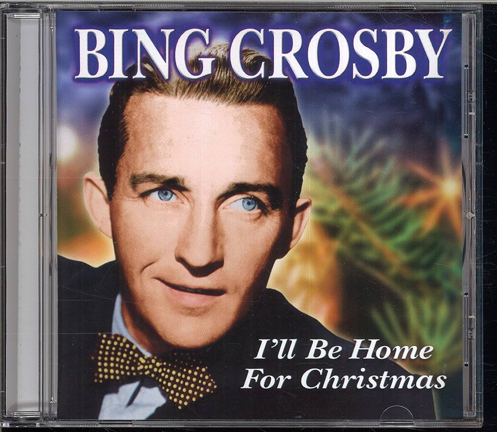 Album cover of Bing Crosby's "I'll Be Home For Christmas" 