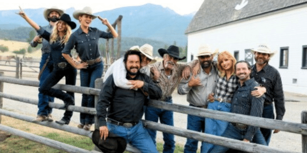 Cole Hauser shared the last picture of the cast on the Yellowstone set