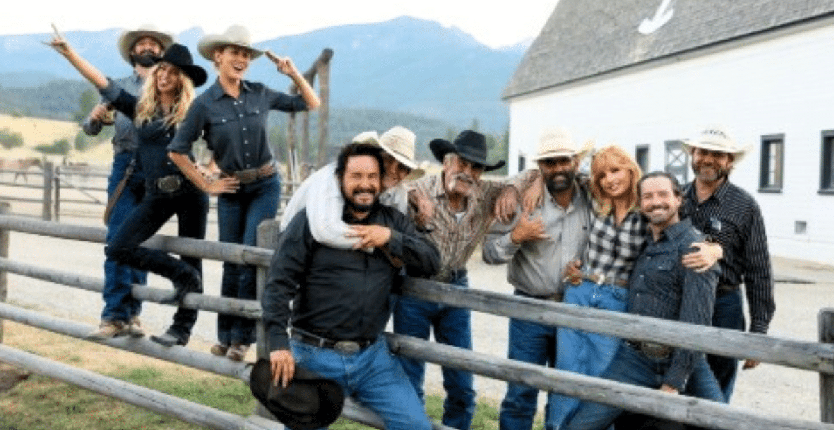 Cole Hauser shared the last picture of the cast on the Yellowstone set