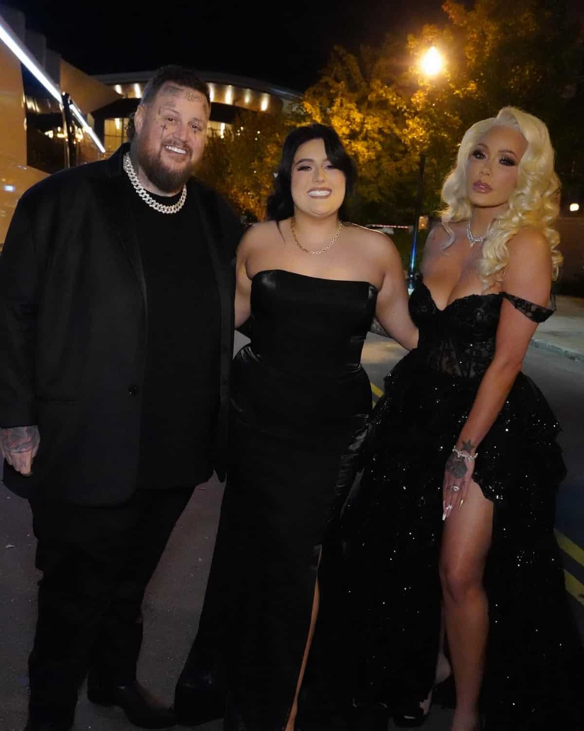 Jelly Roll, his daughter Bailee, and his wife Bunnie