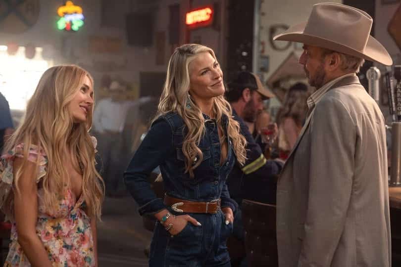 (from left: Michelle Randolph, Ali Larter, and Billy Bob Thornton in "Landman")
