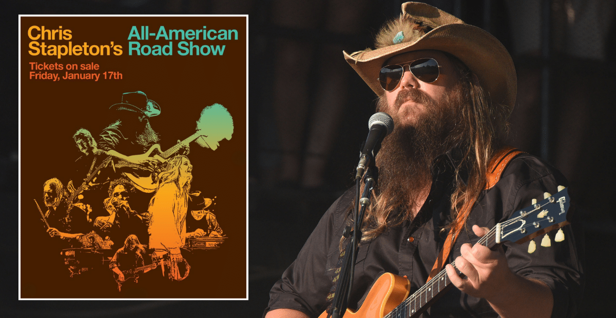 Chris Stapleton Announces 2025 "All-American Road Show" Tour Dates