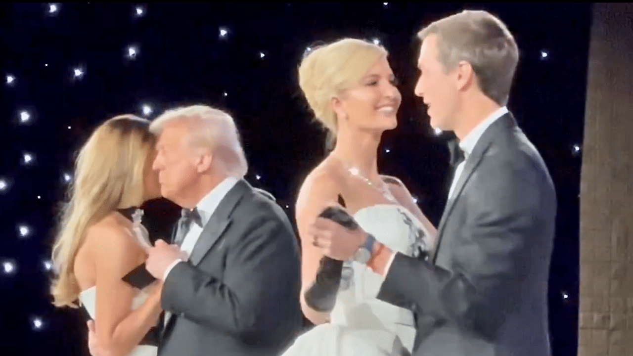 Donald Trump's family dances at the Liberty Ball