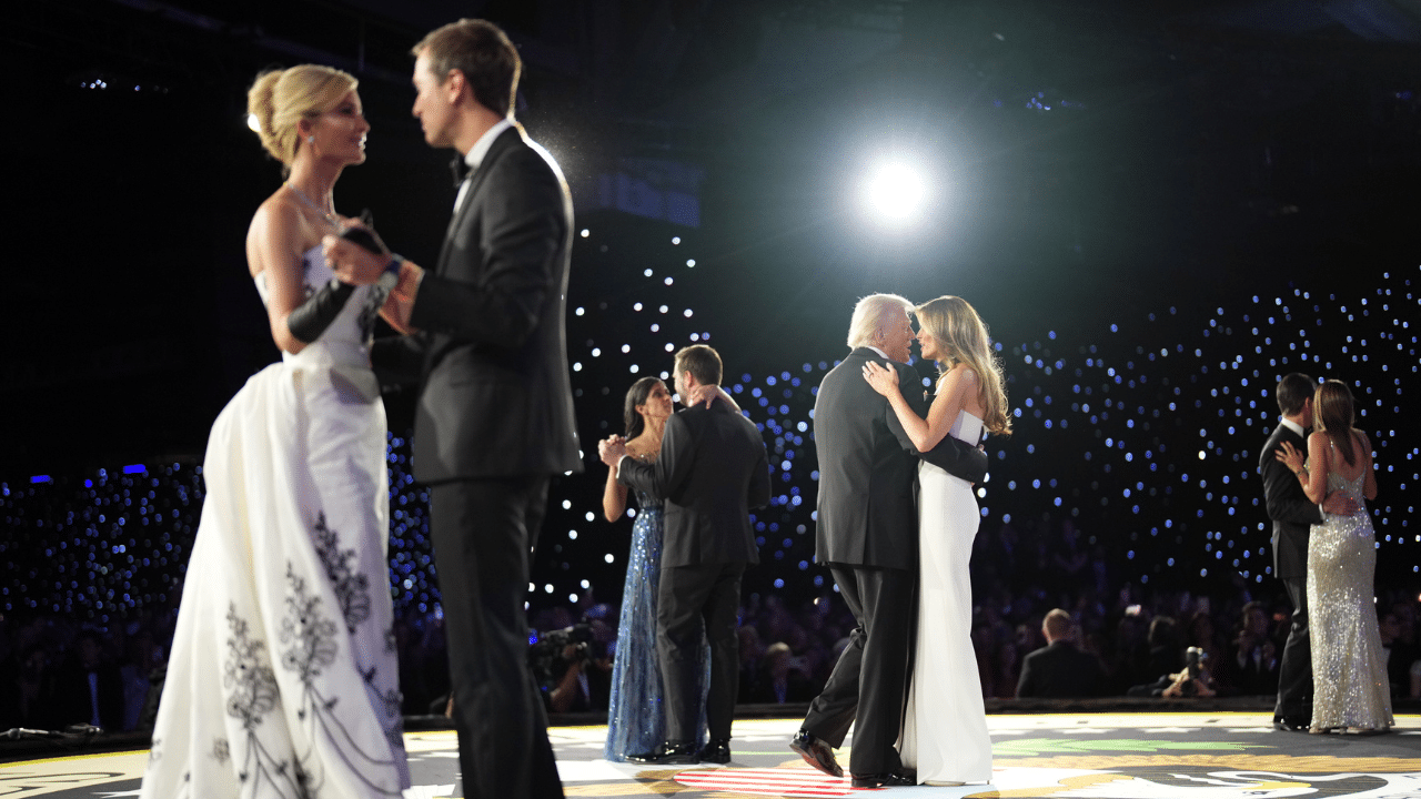 The Trump family dances at the Liberty Ball