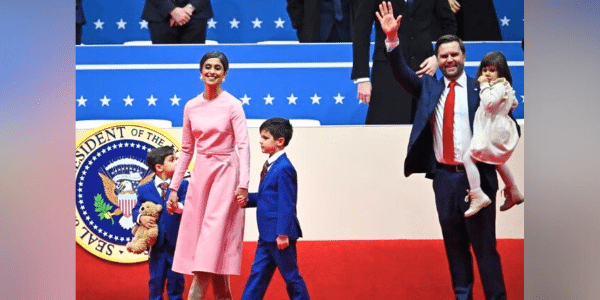 JD Vance's three kids attend a parade for the Inauguration