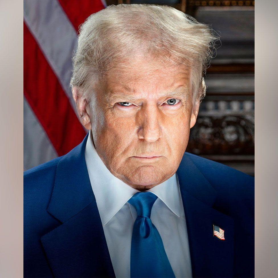 President Donald Trump's official portrait 2025