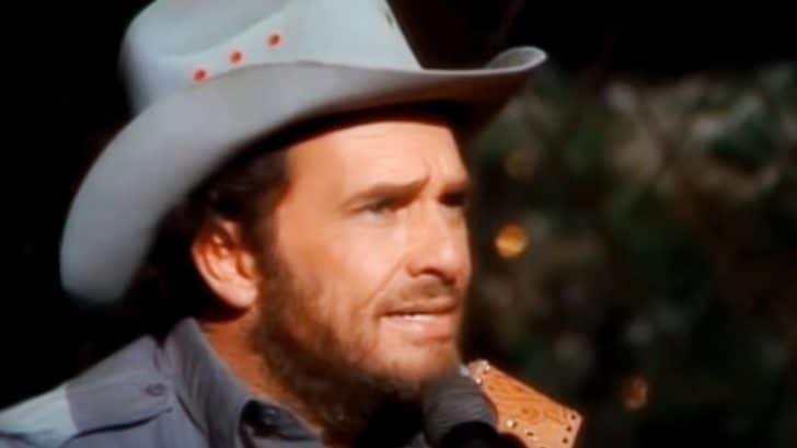 Merle Haggard sings "If We Make It Through December" in 1985