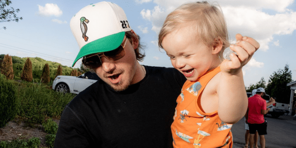 Morgan Wallen and his son