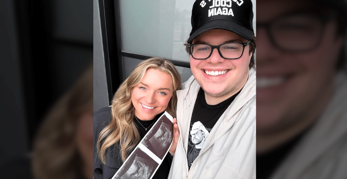 Stelen Covel and his wife, Haley, are expecting their first child