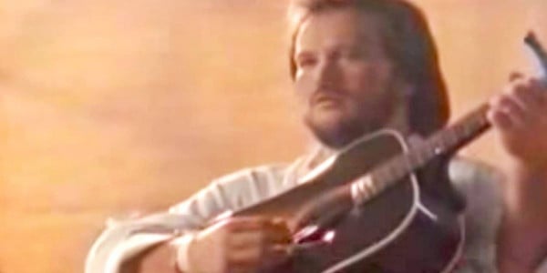 Travis Tritt in his emotional music video for "Anymore"