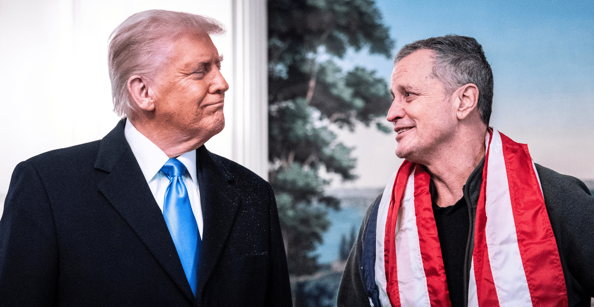 President Trump meets with Marc Fogel upon his release from Russia