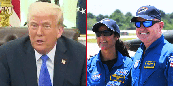 Donald Trump, Suni Williams and Butch Willmore