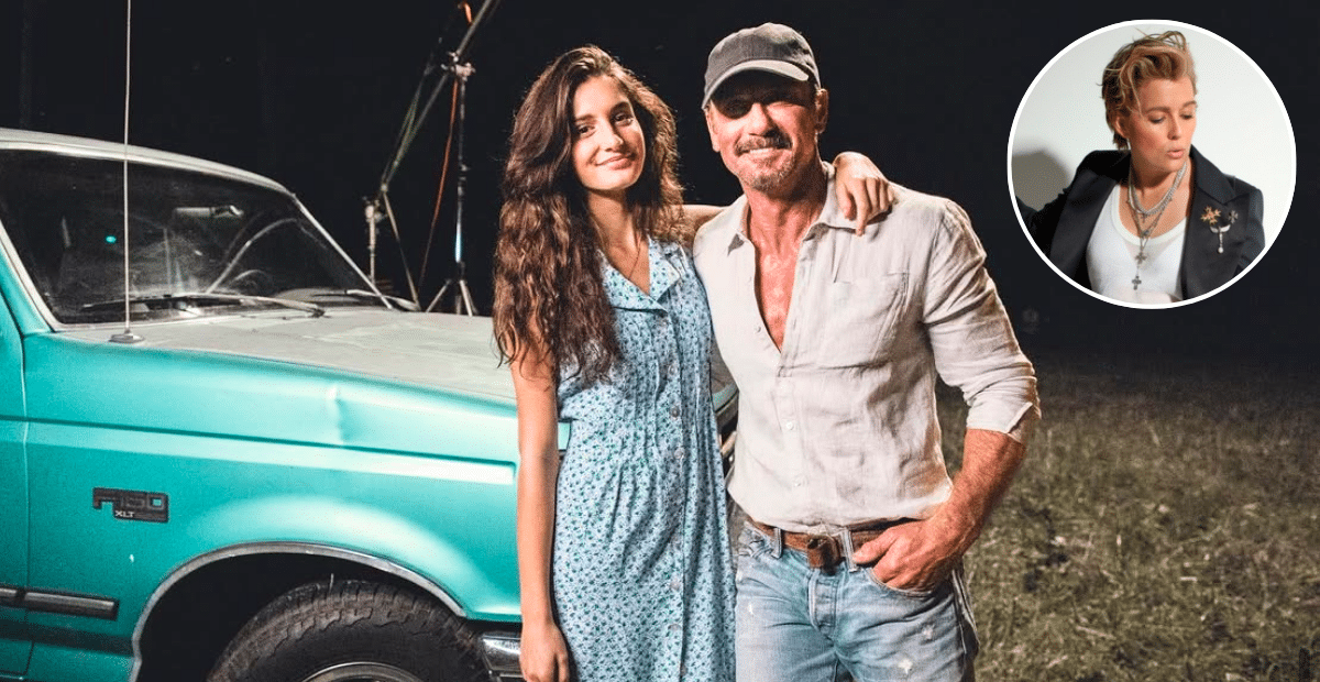 Audrey McGraw and Tim McGraw