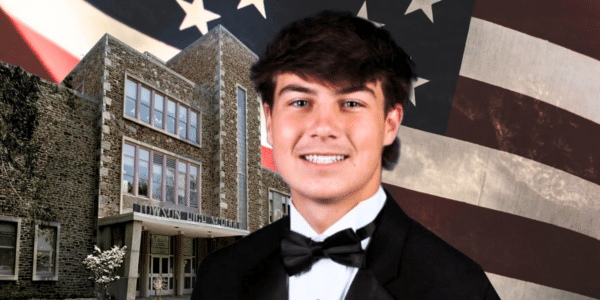 Parker Jensen, a high school senior in Baltimore County Public Schools, was suspended for inquiring about missing American flags in classrooms.