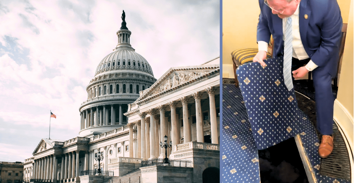 Representative Tim Moore, R-NC, recently shared a video of a passageway that runs under the U.S. Capitol.